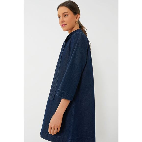 POMANDER PLACE Denim Marsella Dress Size XS NWT Retail $98 Tuckernuck - Picture 5 of 8